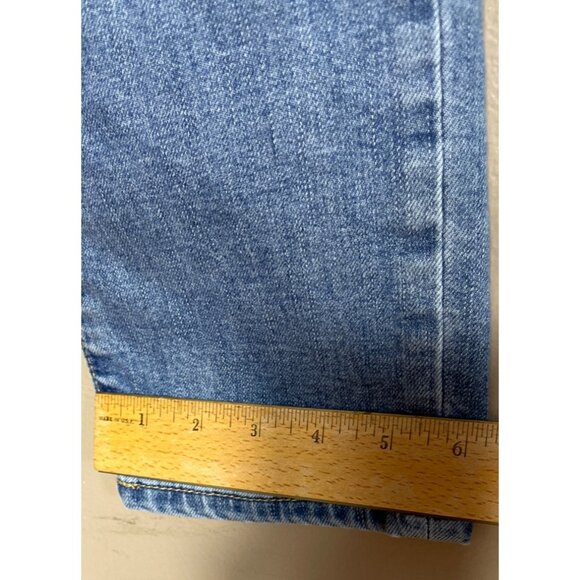 Gap Girlfriend Jeans Slim Tapered Mid Rise Basic Soft Grunge Basic Womens 6/28R - Picture 7 of 9